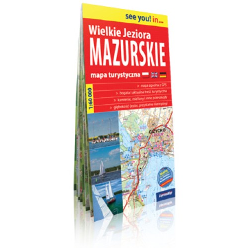 lielie mazūru ezeri, karte, mērogs 1:60 000