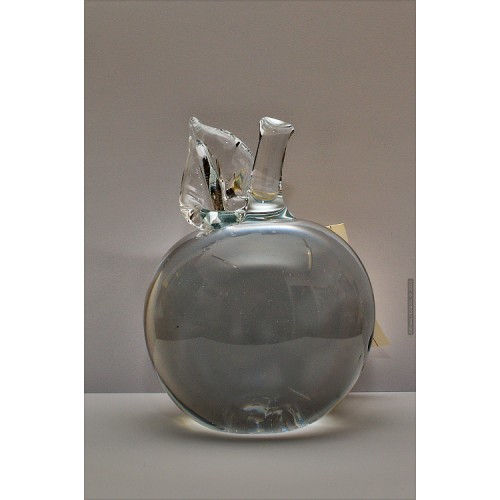 kristāla papīra piespiedējs - ābols