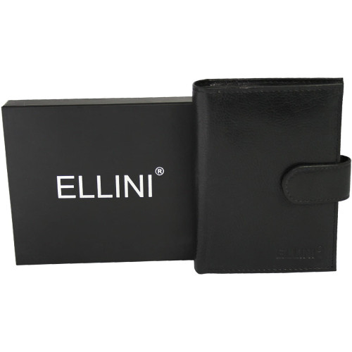 vertikālais, ādas naudas maks no ellini