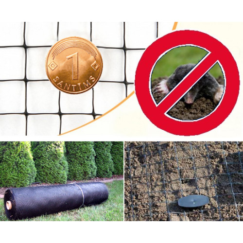 siets pret kurmjiem 2x50 m (100 m2)