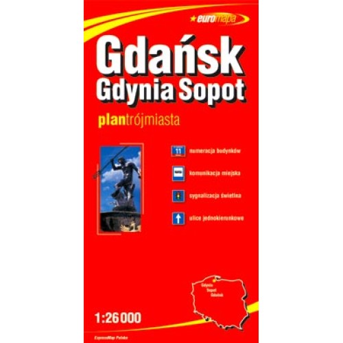 gdaņska, gdiņa, sopota 1 : 26 000