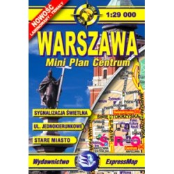 varšavas mini karte 1 : 29 000