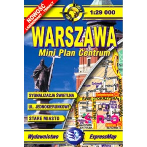 varšavas mini karte 1 : 29 000